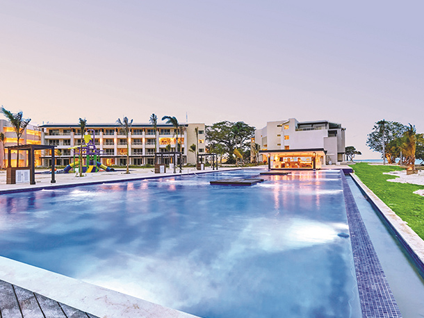 Family Bonding By The Pool