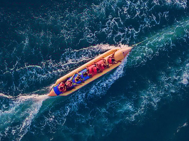 Banana Boat Rides at Tamarind by Elegant Hotels