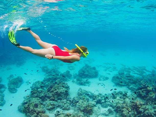 Snorkeling at Treasure Beach by Elegant Hotels