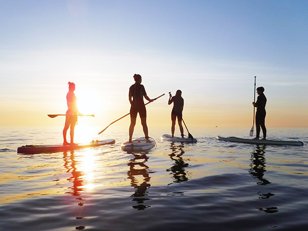 Standup Paddle Boarding at Tamarind by Elegant Hotels