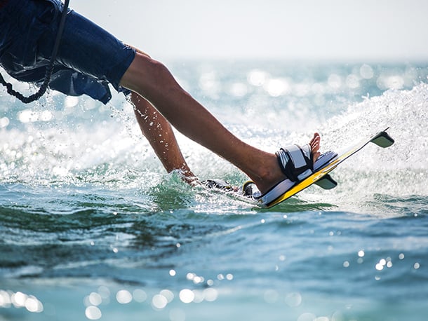 Waterskiing at The House by Elegant Hotels